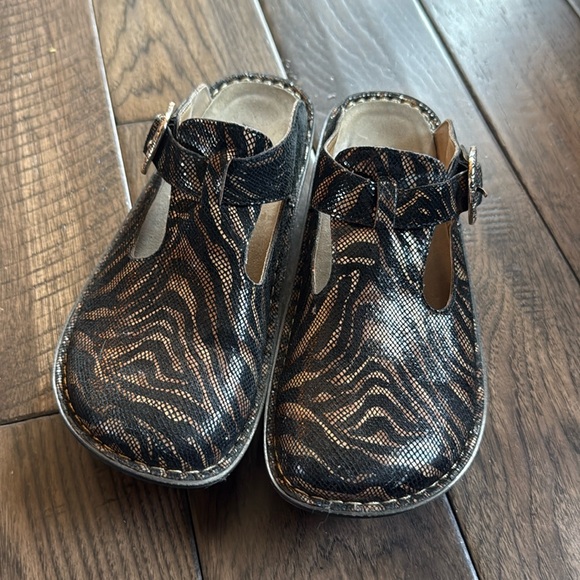 Alegria‎ classic safari print Don-133s Clogs 38(8) - Picture 1 of 10